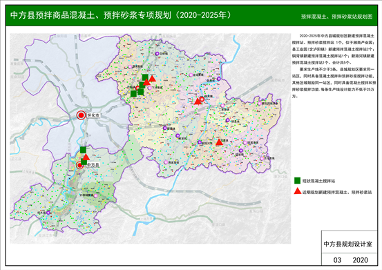 中方县预拌商品混凝土预拌砂浆专项规划20212025年公示